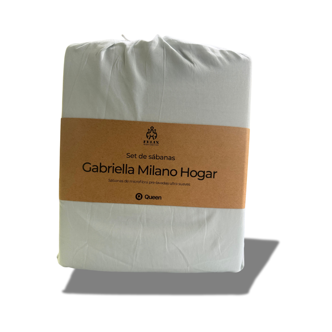 GABRIELLA MILANO HOGAR QUEEN SIZE LIGHT GREEN
