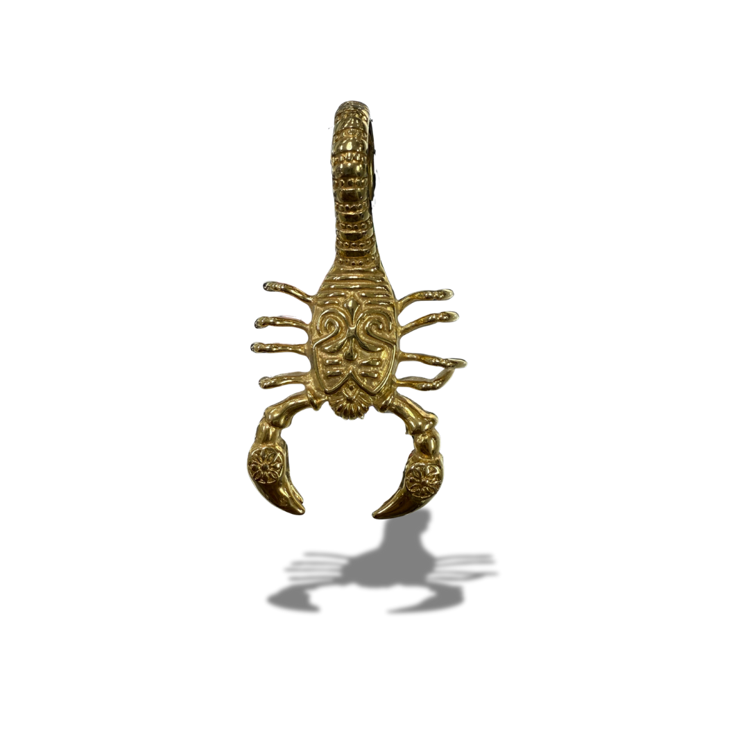 GOSTEEL STAINLESS STEEL SCORPION PENDANT NECKLACE