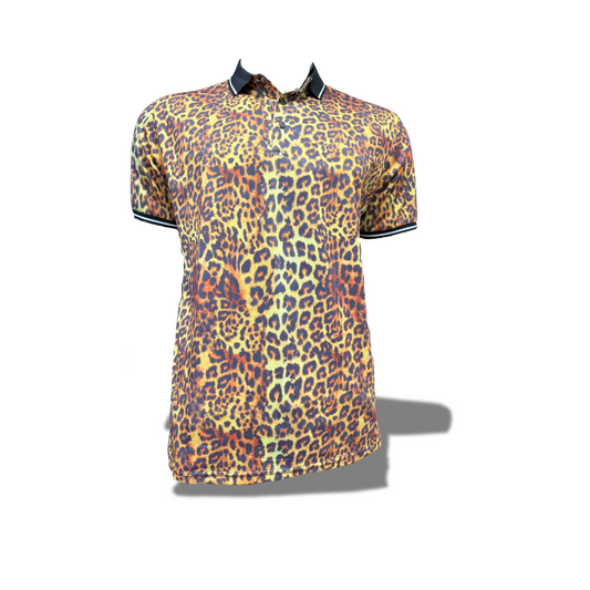 BARABAS LEOPARD PRINT T SHIRT