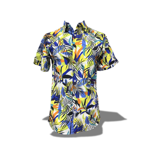 PERRUZO 3753 WHITE MENS BUTTON UP SHIRT