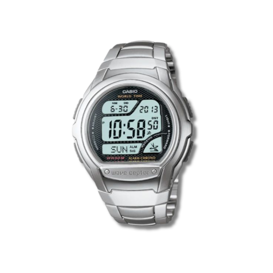 CASIO WAVECEPTOR ATOMIC WOTLD TIME WATCH WV58DA-1AV