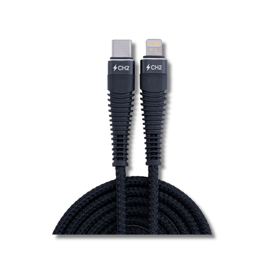 LIGHTNING TYPE C CABLE BLACK