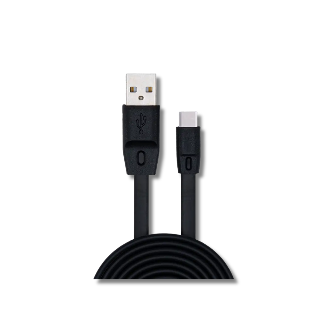 FLAT CABLE TYPE C BLACK