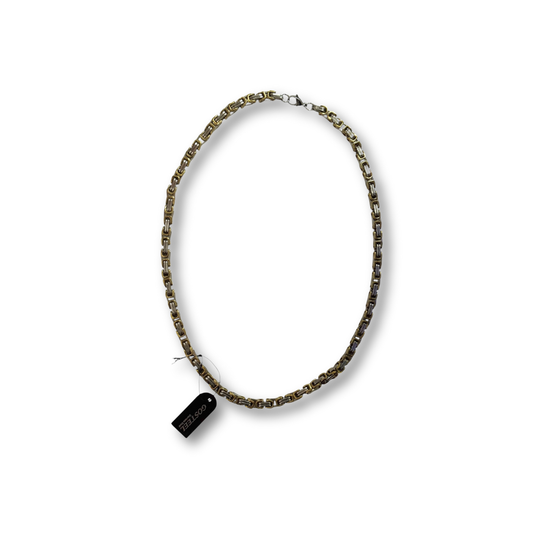 GOSTEEL STAINLESS STEEL 6MM CHAIN SILVER-GOLD C012215Z6