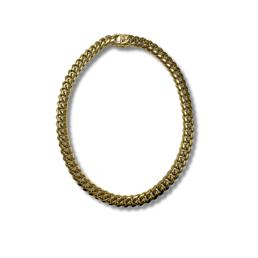 GOSTEEL GOLD STAINLESS STEEL 14MM 3D 24' CHAIN C32077014