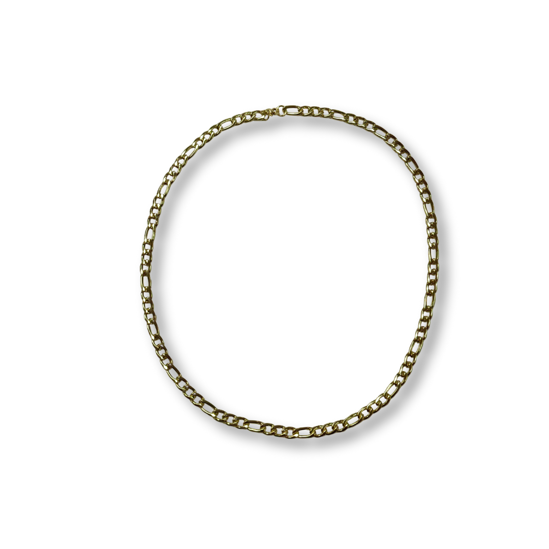 GOSTEEL GOLD STAINLESS STEEL FIGARO 24'' CHAIN C012119K7