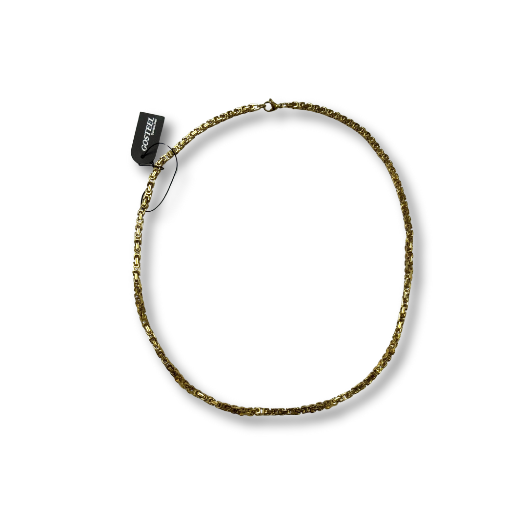 GOSTEEL GOLD STAINLESS STEEL BZNTN 24'' CHAIN C012195Z4