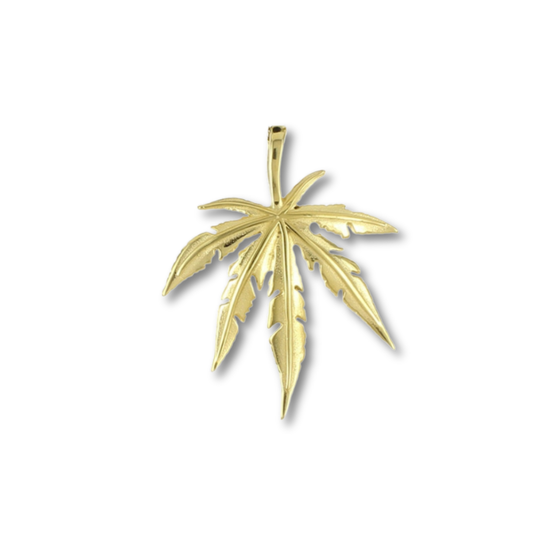 GOLD WEED PENDANT 4012125