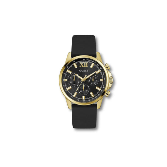 GUESS WATCH GW0913G2 MENS BLACK GOLD