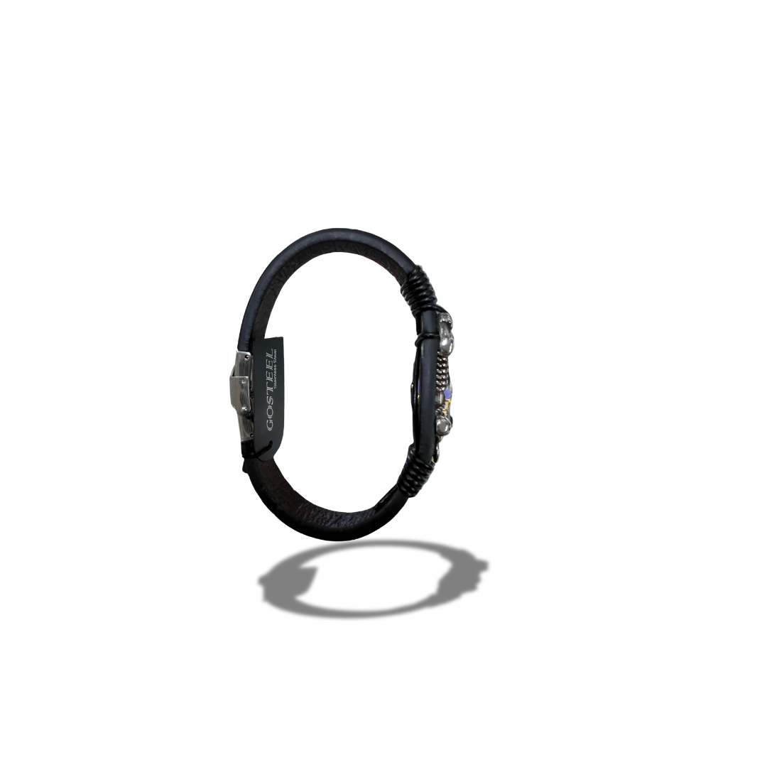 GOSTEEL BRACELET ANCHOR BLACK