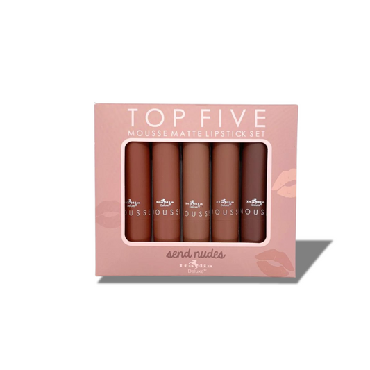 ITALIA DELUXE TOP FIVE MOUSE MATTE LIPSTICK SEND NUDES