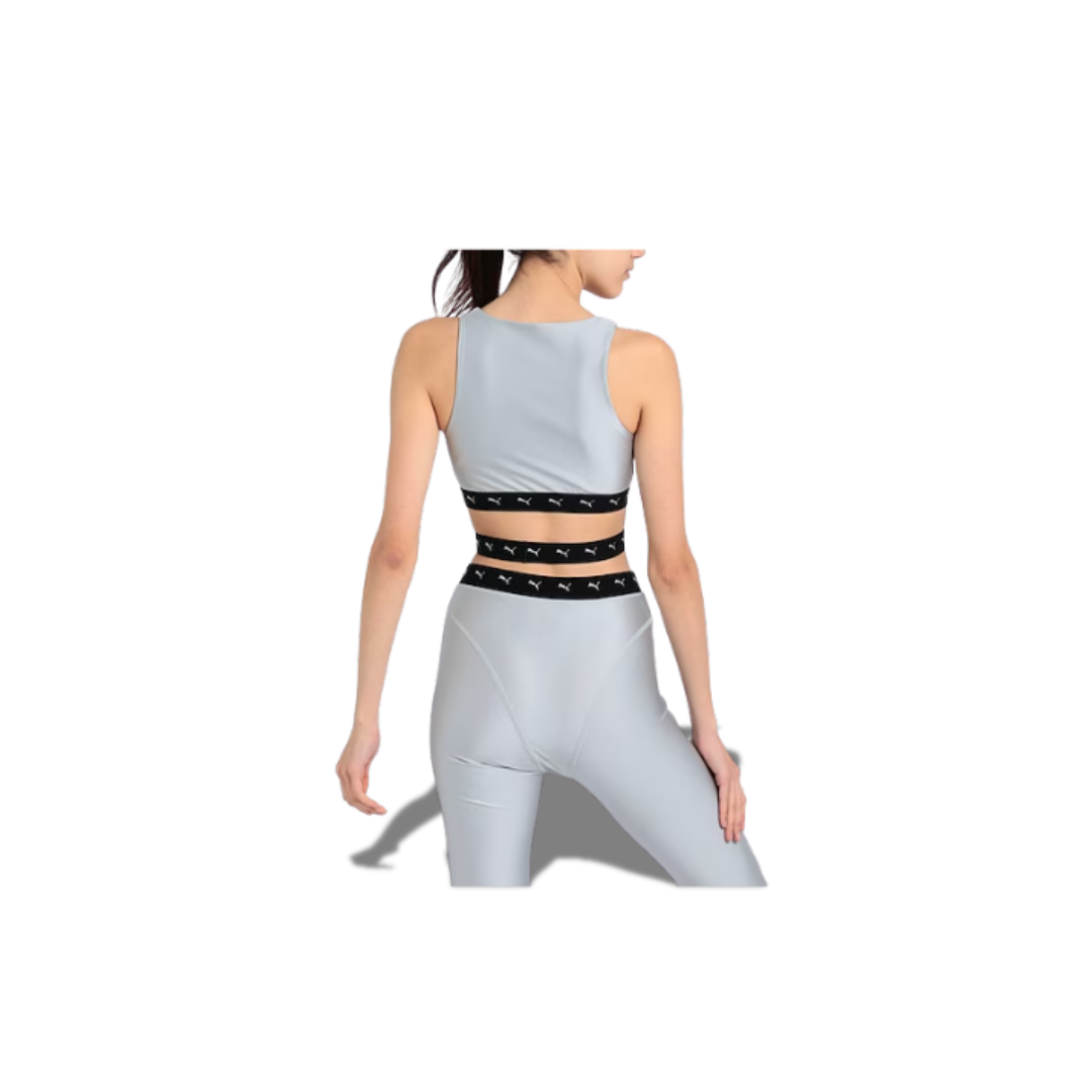 PUMA SQ CROP TOP HIGH RISE