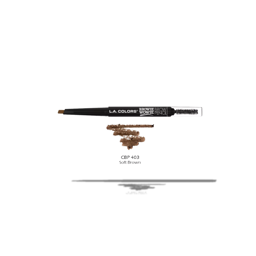 LA COLORS CBP403 SOFT BROWN BROWIE WOWIE BROW PENCIL