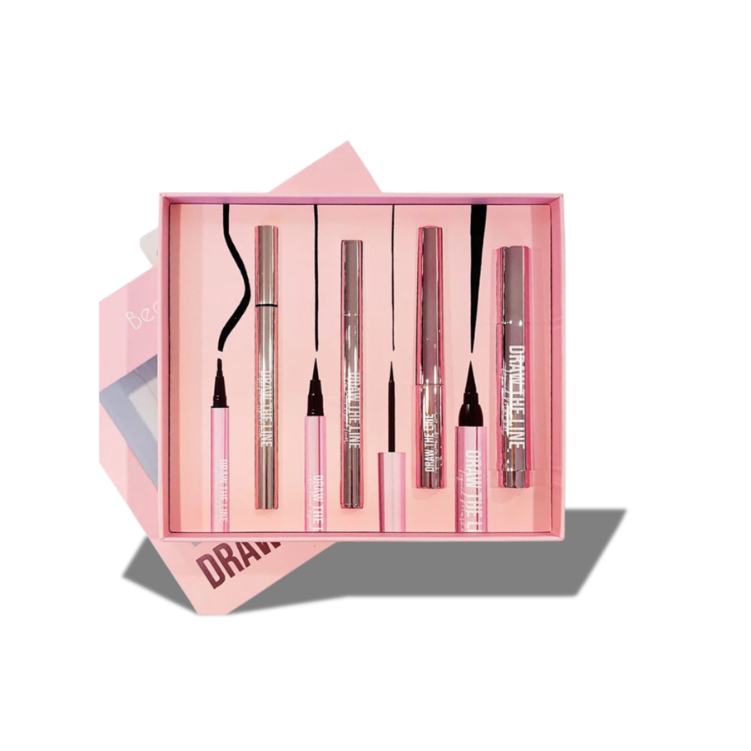 BEAUTY CREATIONS DRAW THE LINE 4 DIFFERENT EYELINER SETS