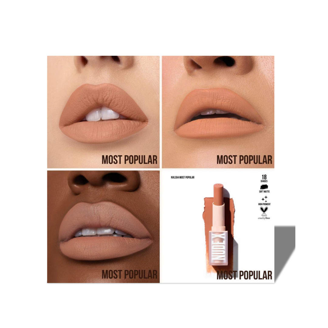 BEAUTY CREATIONS NUDE X MOST POPULAR LIPSTICK