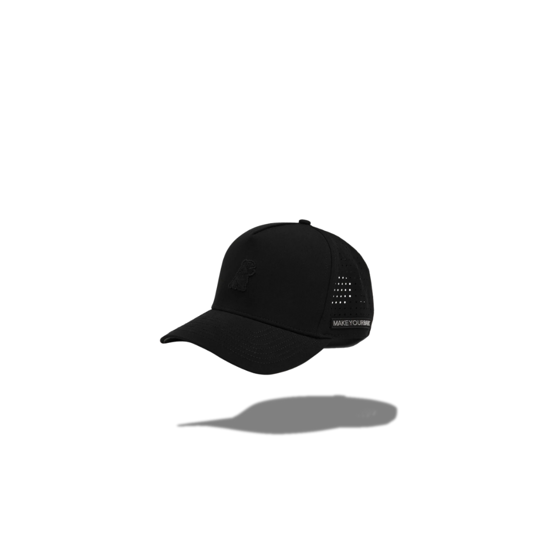 JAMES BARK 3D DOG LOGO CAP BLACK