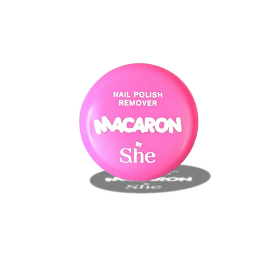 SHE MACARON NAIL POLISH REMOVER PADS LIGHT PINK
