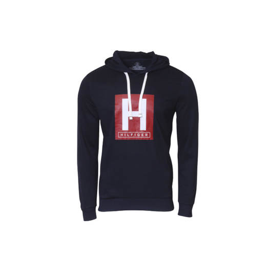 TOMMY HILFIGER MENS HOODIE PULLOVER H LOGO SWEATSHIRT