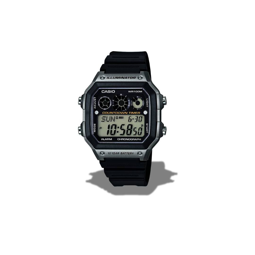 CASIO WATCH AE-1300WH-8AVCF BLACK MEN'S WATCH