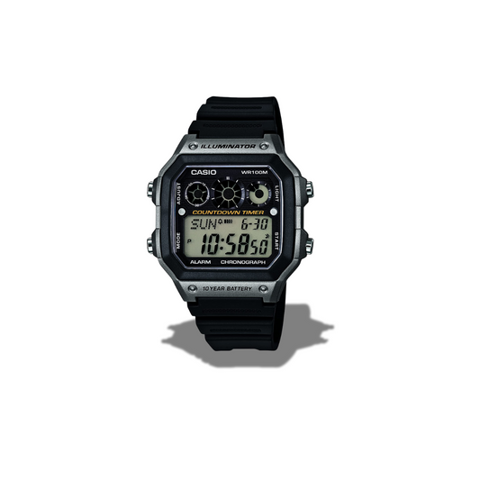 CASIO WATCH AE-1300WH-8AVCF BLACK MEN'S WATCH
