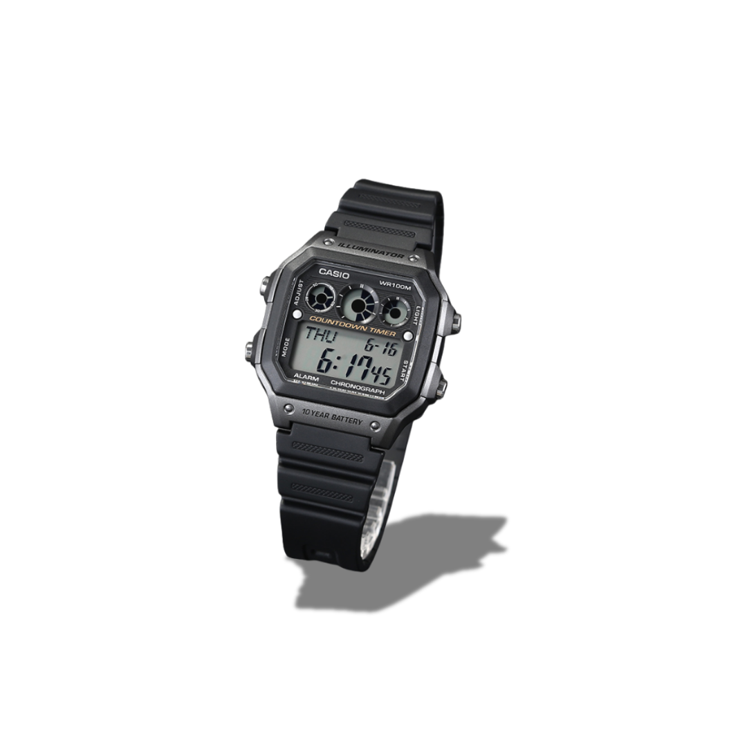 CASIO WATCH AE-1300WH-8AVCF BLACK MEN'S WATCH