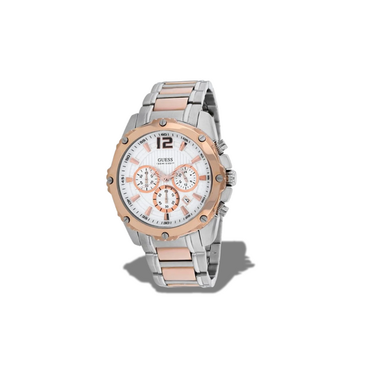 GUESS MEN'S CLASSIC- SILVER/GOLD WATCH