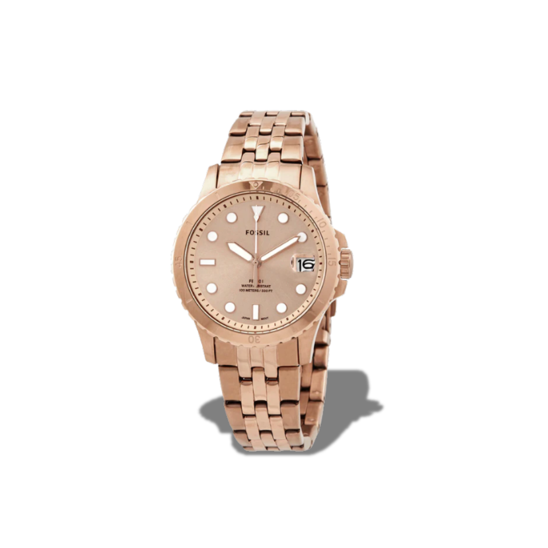 FOSSIL ES4748 QUARTZ ROSE GOLD WATCH FOR WOMEN
