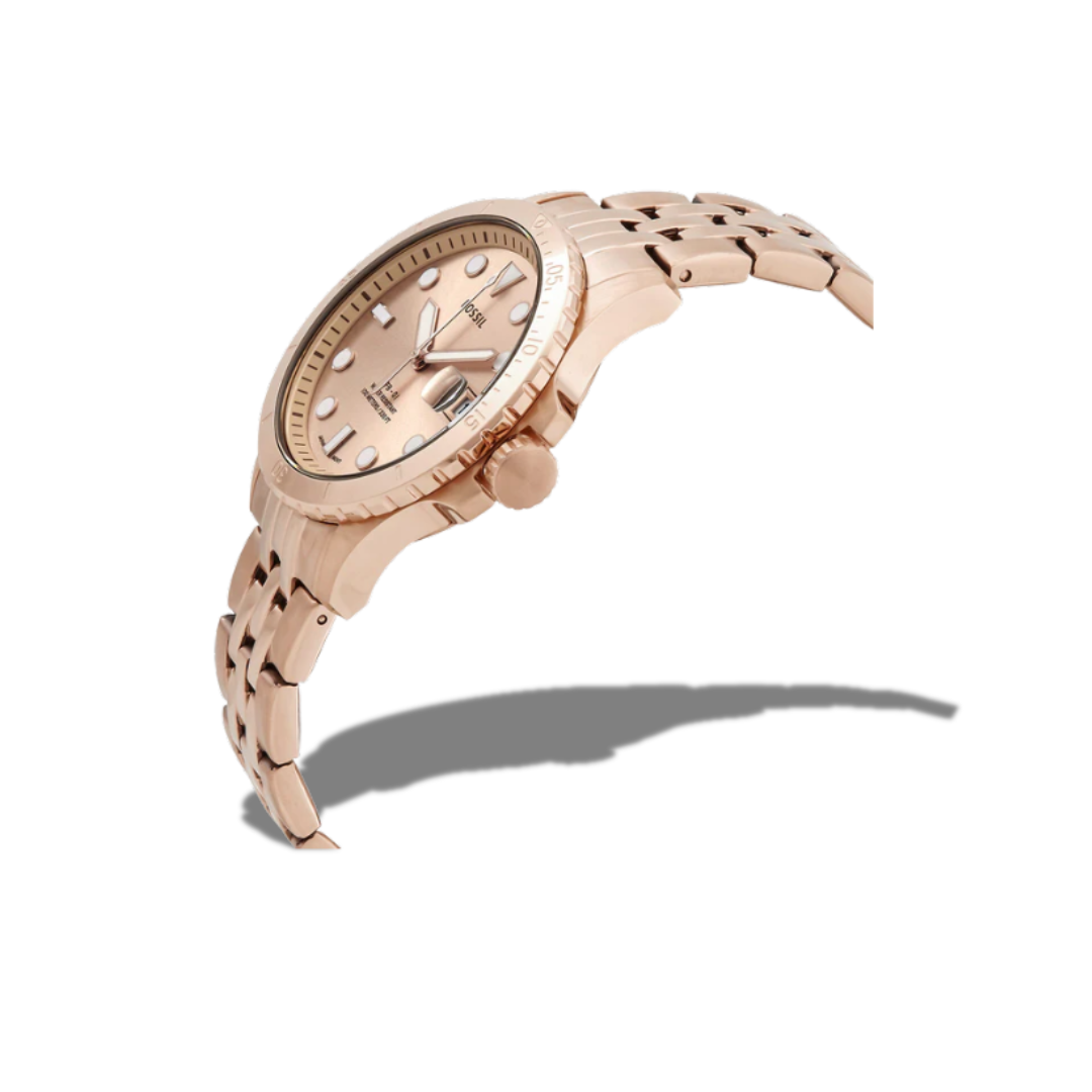 FOSSIL ES4748 QUARTZ ROSE GOLD WATCH FOR WOMEN