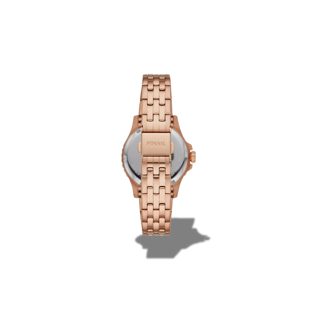 FOSSIL ES4748 QUARTZ ROSE GOLD WATCH FOR WOMEN