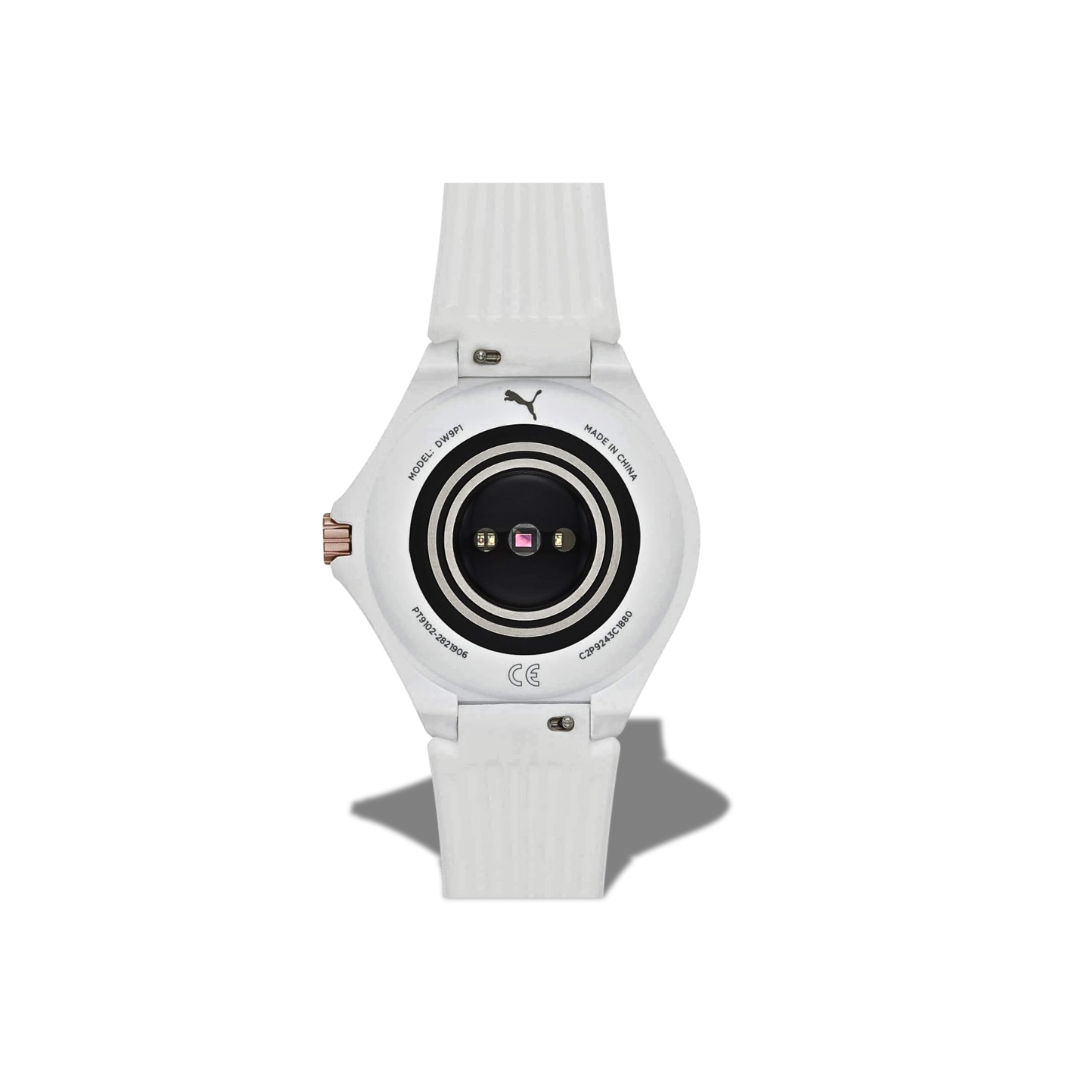 PUMA SMARTWATCH WITH WHITE SILICONE STRAP PT9102