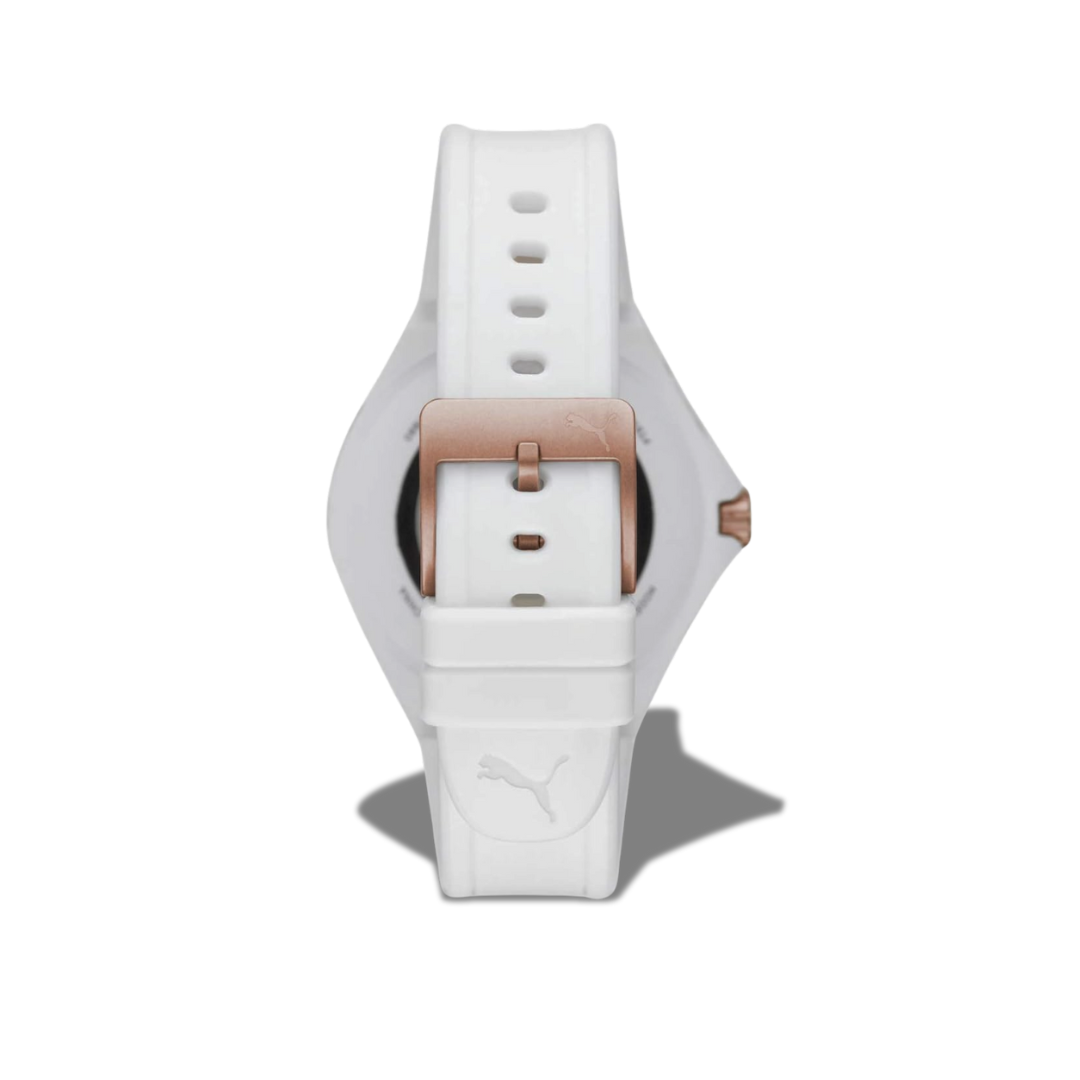 PUMA SMARTWATCH WITH WHITE SILICONE STRAP PT9102