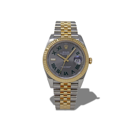 ROLEX STEEL AND YELLOW GOLD ROLESOR DATEJUST 41 WATCHES FOR MAN