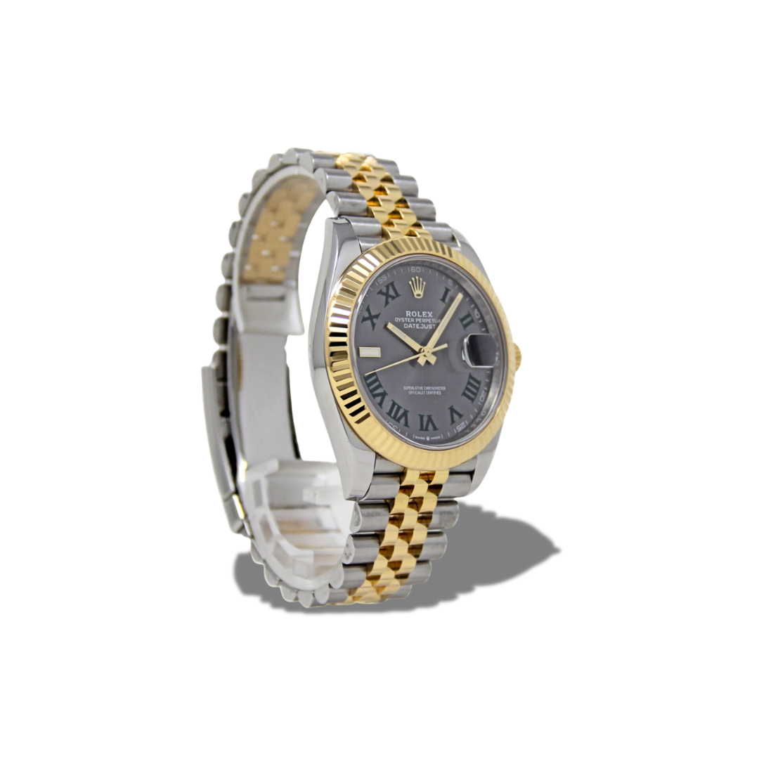 ROLEX STEEL AND YELLOW GOLD ROLESOR DATEJUST 41 WATCHES FOR MAN