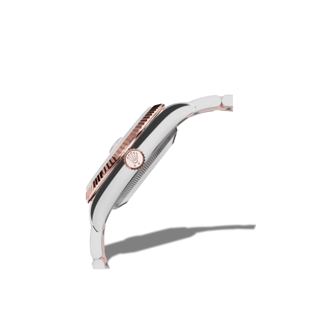 ROLEX 36MM STEEL AND EVEROSE GOLD 126231-0024 WATCH