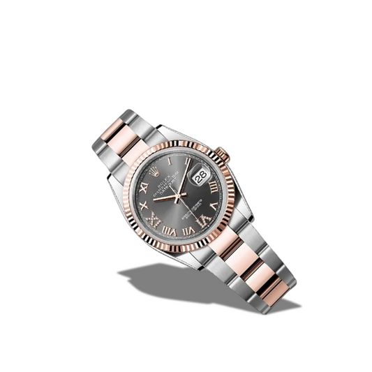 ROLEX 36MM STEEL AND EVEROSE GOLD 126231-0024 WATCH