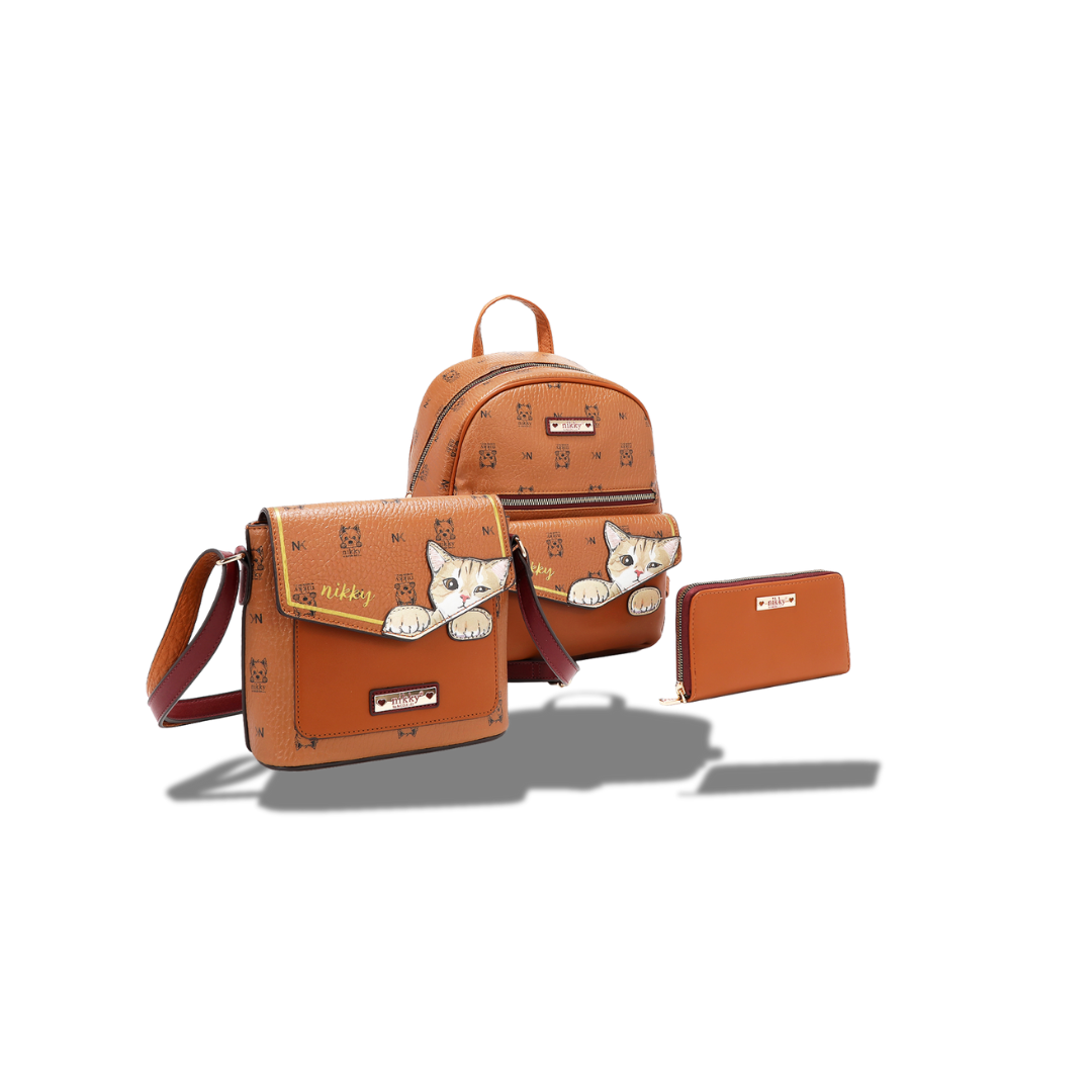 NK12832 NIKKY FINDS MEOW BROWN