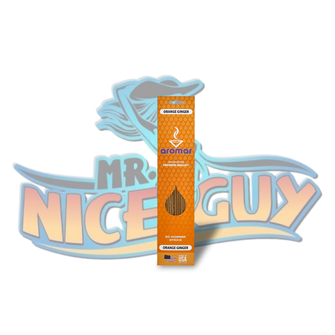 AROMAR ORANGE GINGER INCENSE STICKS