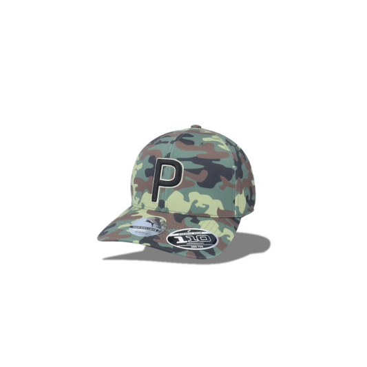 PUMA CAMO PATTERN P SNAPBACK CAP THYME