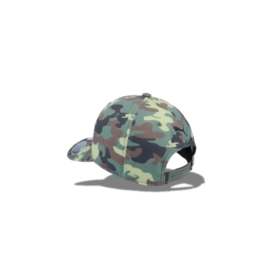 PUMA CAMO PATTERN P SNAPBACK CAP THYME