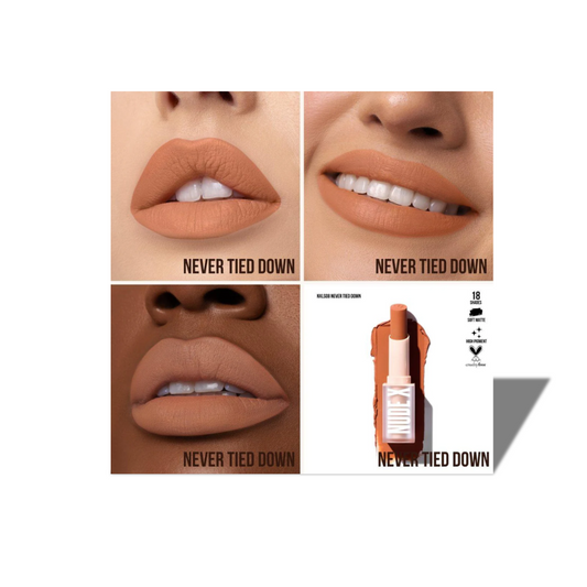 BEAUTY CREATIONS NUDE X NEVER TIED DOWN LIPSTICK