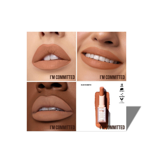 BEAUTY CREATIONS NUDE X I'M COMMITED LIPSTICK