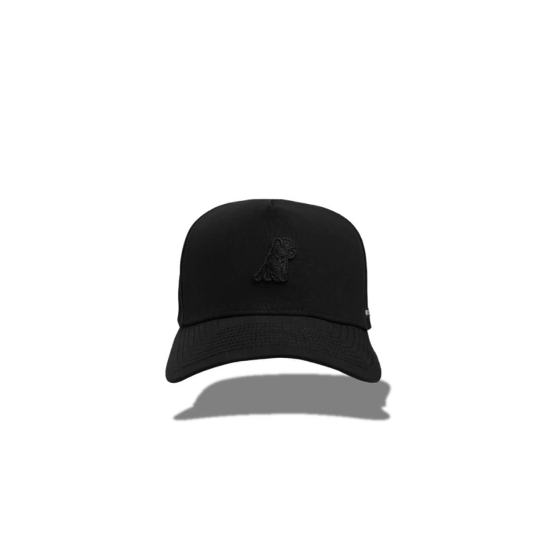 JAMES BARK 3D DOG LOGO CAP BLACK