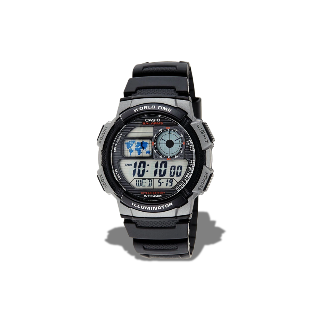 CASIO WATCH AE-1000W-1BVCF BLACK MEN'S WATCH