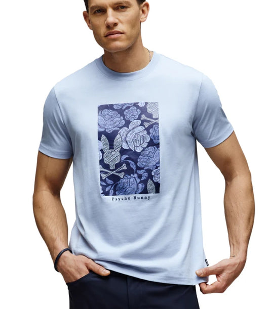 PSYCHO BUNNY AGRAPHIC TEE MT0200102 402