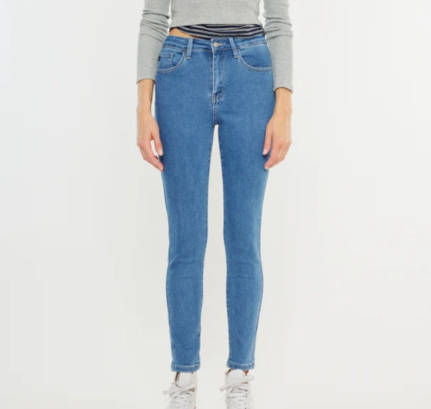 KANCAN JEANS HIGH RISE ANKLE SKINNY STYLE KC20050