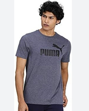 PUMA ESS NO1 LOGO HEATHER TEE 682550