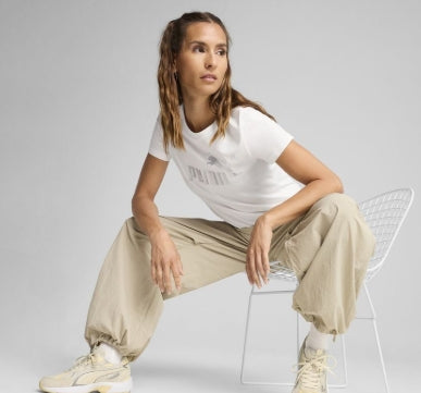 PUMA ESS METALLIC NO1 LOGO TEE WOMEN 631536