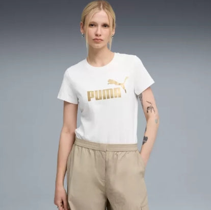 PUMA ESS METALLIC NO1 LOGO TEE WOMEN 631536