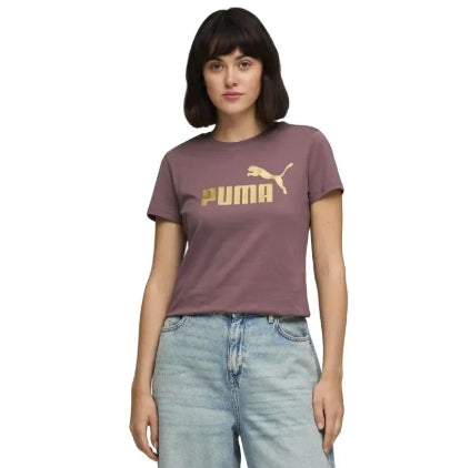 PUMA ESS METALLIC NO1 LOGO TEE WOMEN 631536