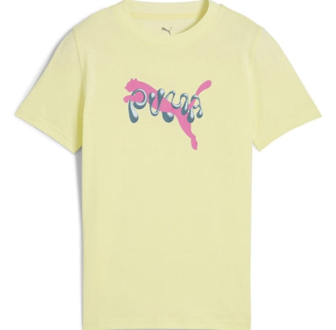 PUMA TWEENERVERSE GRAPHIC TEE G KIDS 688501 YELLOW